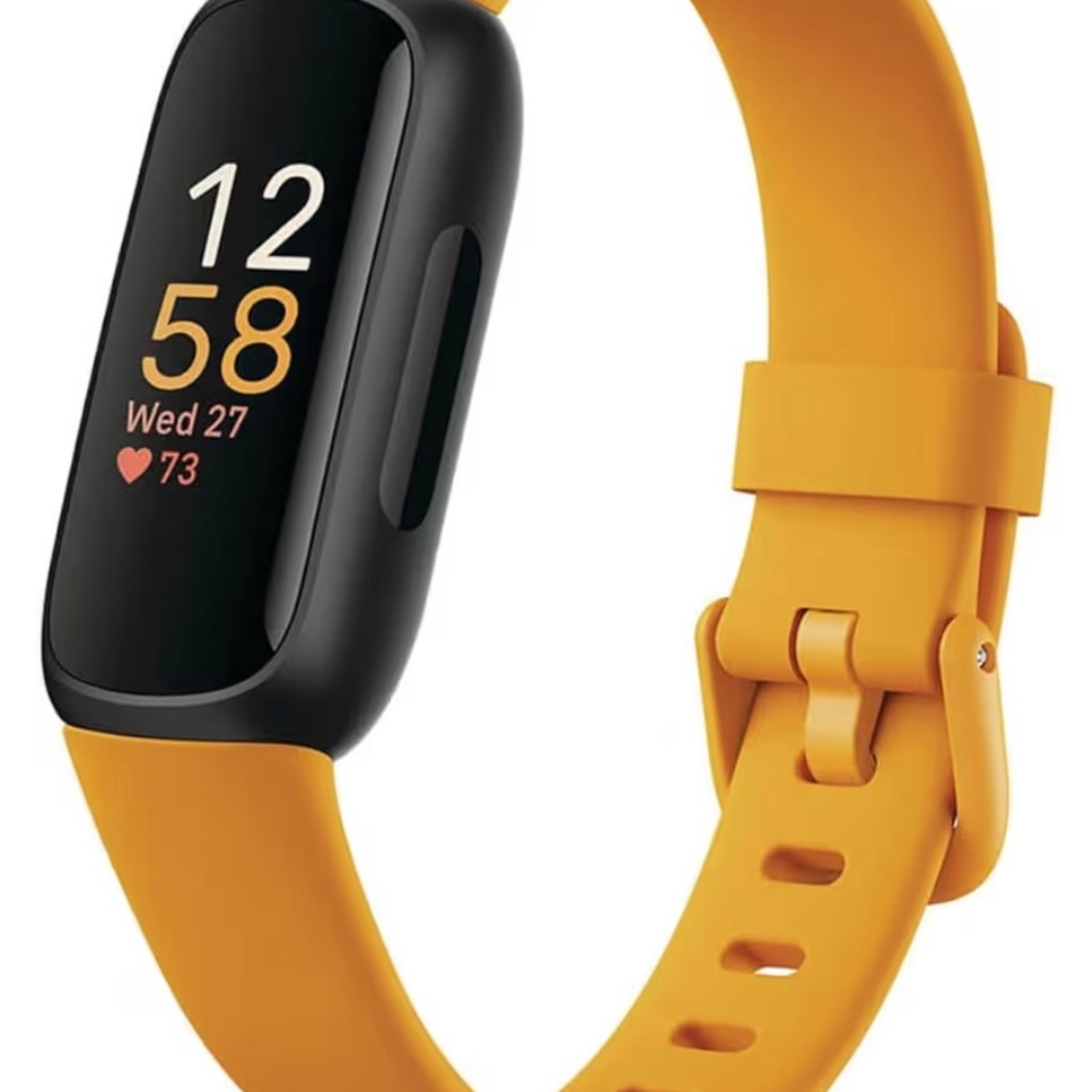 Fitbit Yellow and Black Women's Accessory Watch